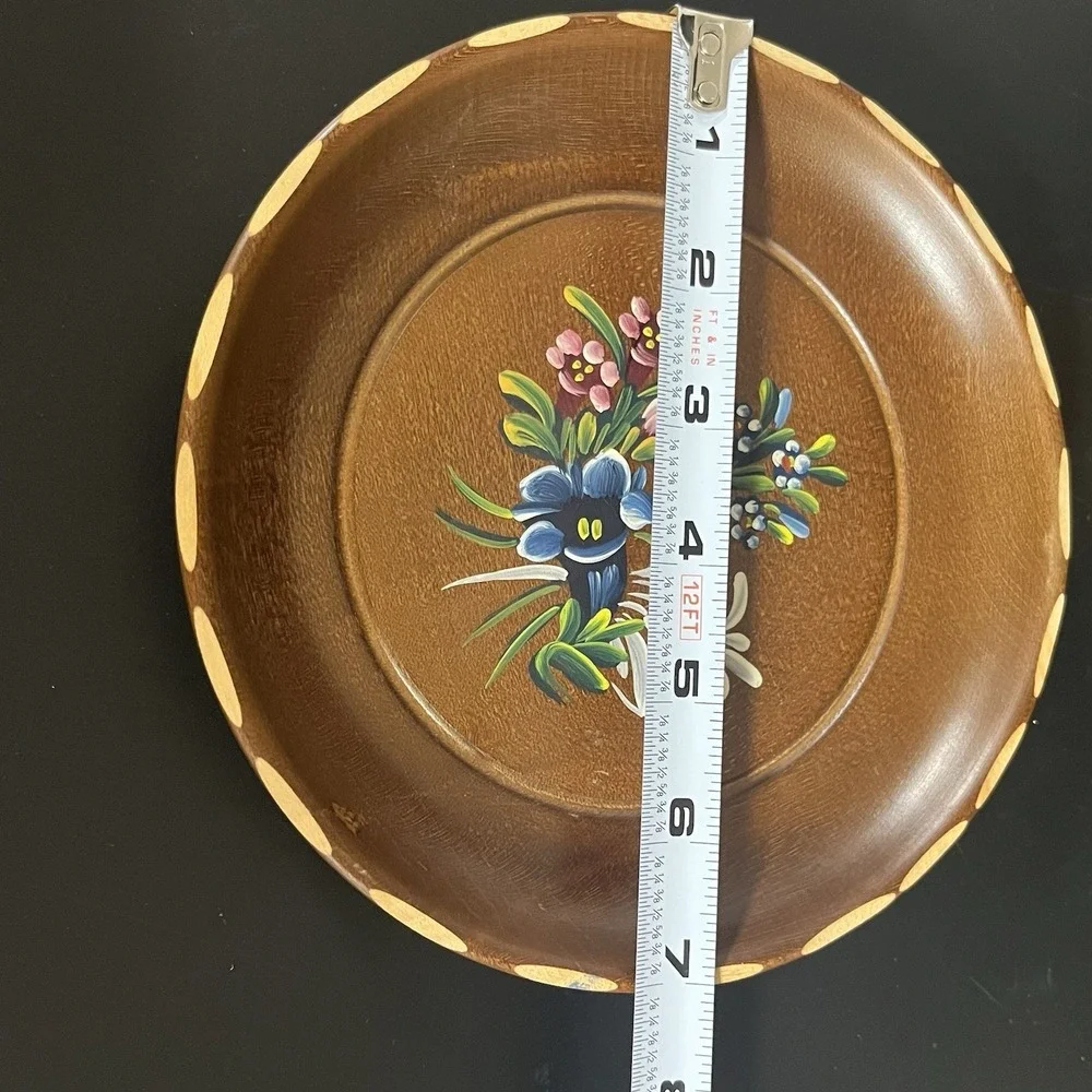 Vintage Wooden Plate Wall Decor 7